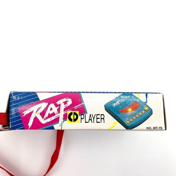 Vintage 90s NIB Melotone Rap CD Player Portable Battery Operated 6 Rap Rhythms - Picture 5 of 7